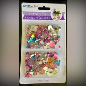 Craft Medley Flat-backed Gemstones Assortment